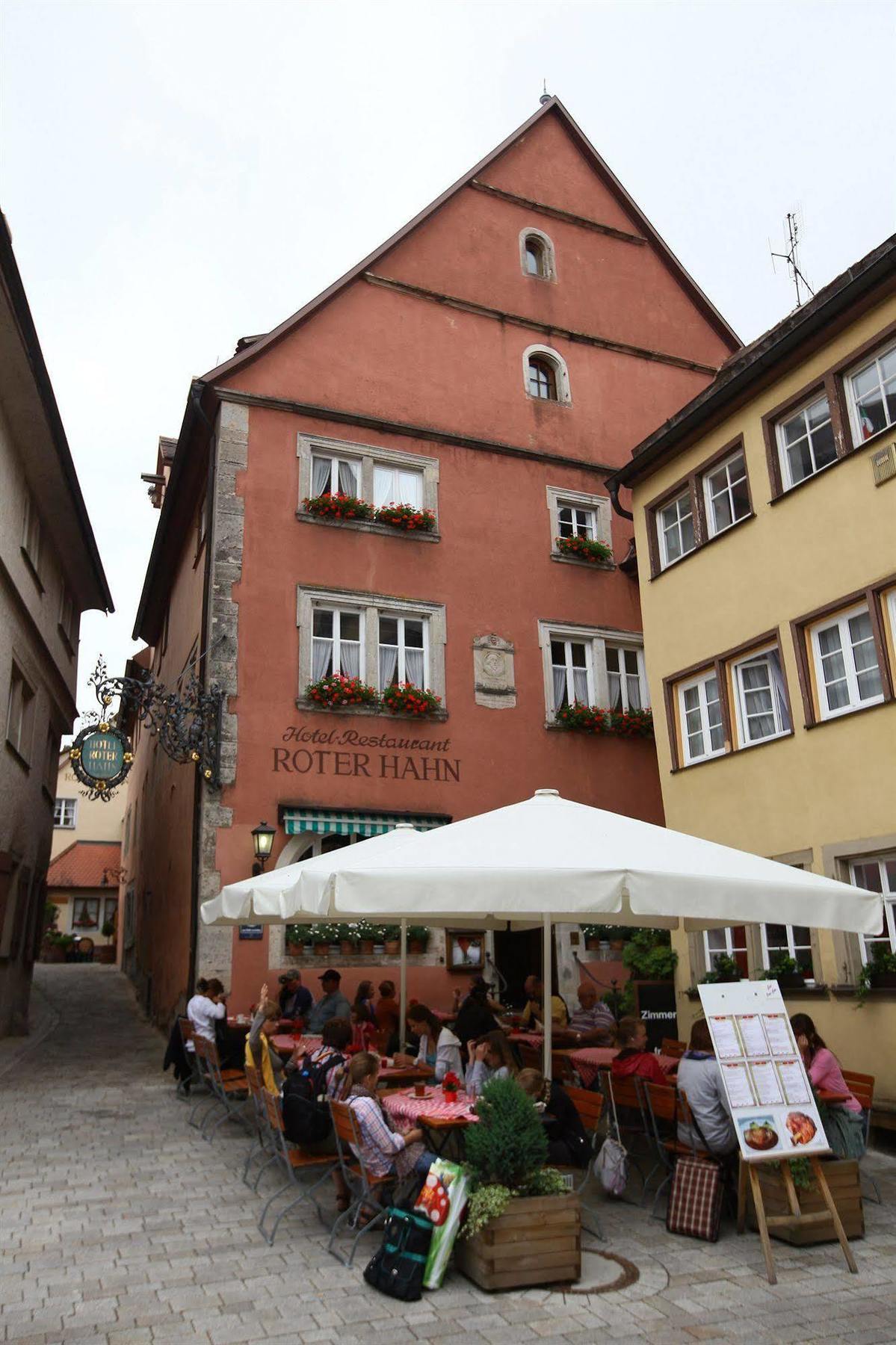 Hotel Roter Hahn Rothenburg ob der Tauber Exterior foto