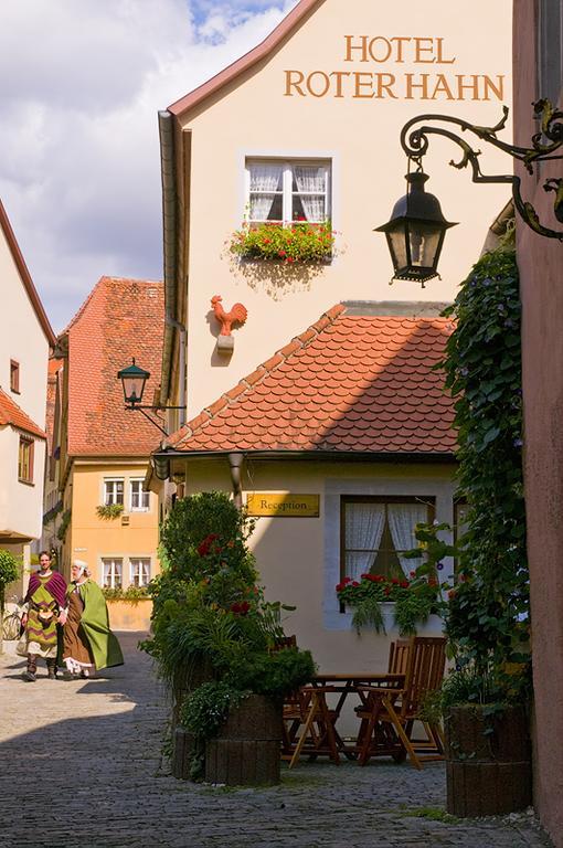 Hotel Roter Hahn Rothenburg ob der Tauber Exterior foto